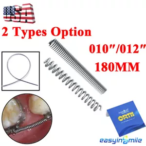 Dental Orthodontic NITI Open Coil Spring Archiwire Ortho Brace Supply 010″/012″ - Picture 1 of 14