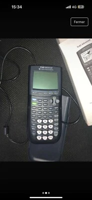 Texas Instruments TI 82 Advanced Calculatrice Graphique - Noir - Photo 1/2