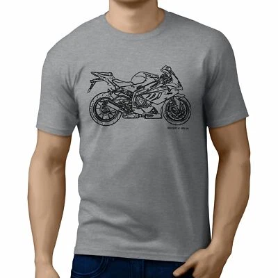 JL Illustration for A BMW S1000RR 2011 Motorrad Fan T-Shirt - Bild 1 von 4