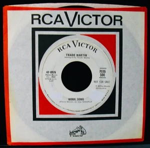 TRADE MARTIN: Work Song~Rare Soul & Funk Promo 45~RCA VICTOR #47-8926 - Picture 1 of 2
