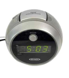Jensen JCR-222 AM/FM 120° Projection Digital Alarm Clock Radio Round Works Great - Picture 1 of 7