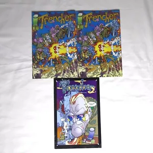 Trencher Lot Of 3 Comic Book Vintage - Picture 1 of 8