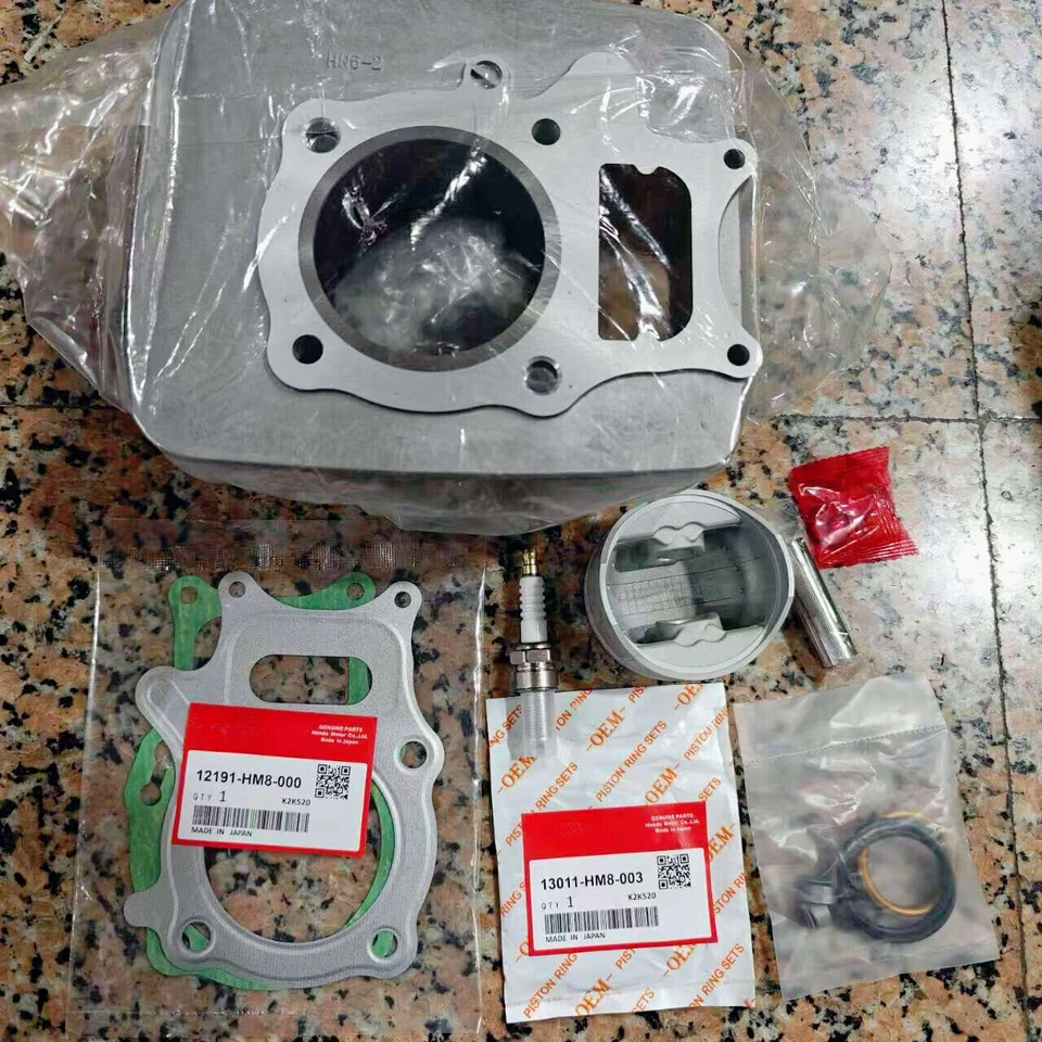 OEM Cylinder Piston Gasket Top End Kit For Honda Recon 250 TRX250TM TRX250TE - Image 1 of 4