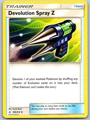 Devolution Spray Z 166/214 Uncommon SM - Unbroken Bonds - Image 1 of 2