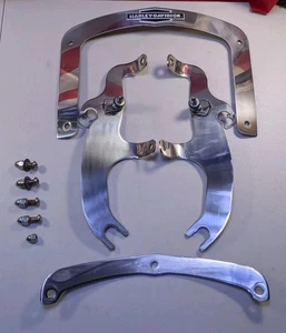 Nostalgic Harley-Davidson Detachable Windshield Trim Hardware FL Softail Models - Picture 1 of 12