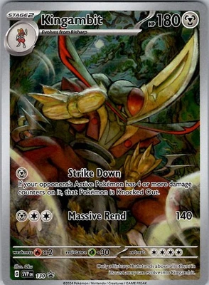 Kingambit - SV: Scarlet & Violet Promo Cards 130 Holo NM - Image 1 of 2