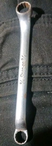 Snap on Tools XS1012 3/8" x 5/16" SAE Double Box End Wrench 12 Point USA Chrome - Picture 1 of 2