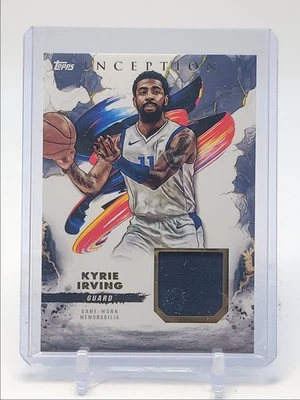KYRIE IRVING 2024-25 TOPPS INCEPTION GAME WORN PATCH #REC-KI Q4832 - Image 1 of 2