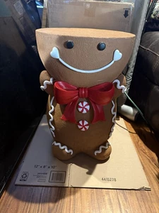 Tiktok Viral GINGERBREAD BOY Decorative Stool Christmas Holiday! FREE SHIPPING! - Picture 1 of 1