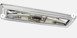 68 69 70 71 72 73 74 75 76 87 Chevy El Camino Dome Light Lens Chrome Bezel Base - Picture 1 of 1