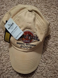 Cappello Hard Rock Cafe Nassau Bahamas 2009 Logo Adulto Regolabile Love All Serve Nuovo con etichette - Foto 1 di 6