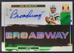 2023 Panini Impeccable Joe Namath Nickname Auto /15 #NAJN New York Jets SS2 - Picture 1 of 10