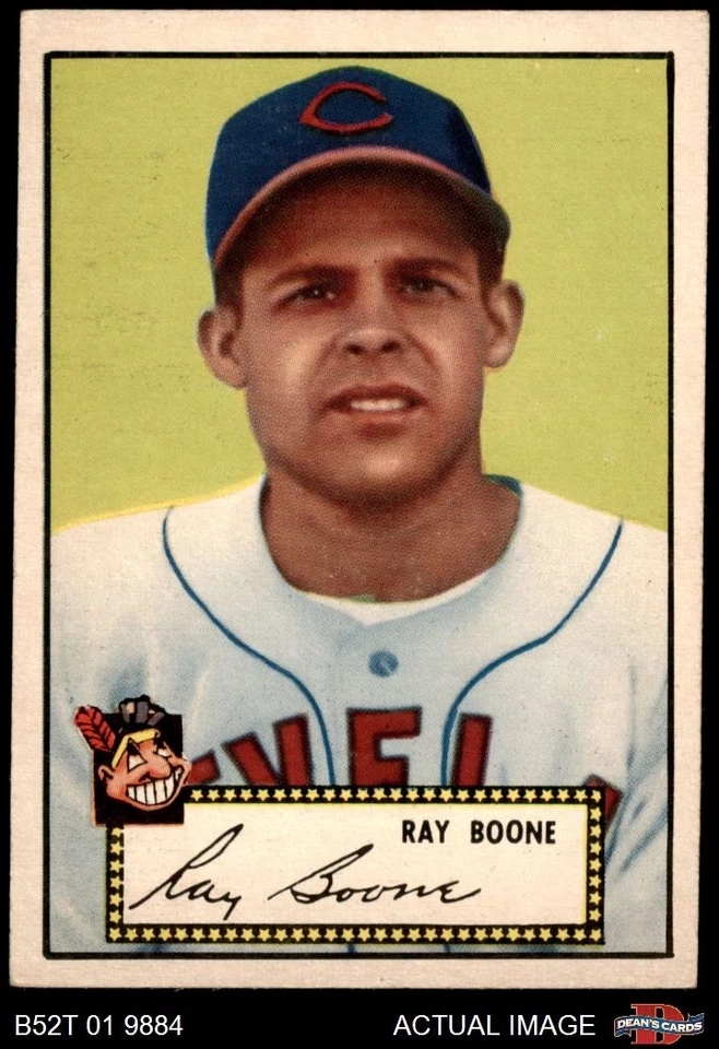 1952 Topps #55 Ray Boone Indians 5 - EX - Image 1 of 1