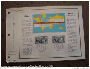 FRANCE document CEF 1er jour - jean mermoz , antoine de saint-exupery - 19/9/70 - Imagen 1 de 1