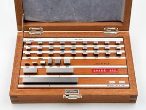 FOWLER 36 PIECE GAGE BLOCK SET (Complete) 53-671-040 Grade A .050-4" - Picture 1 of 2