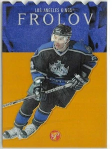 2003-04 Topps refractor de oro prístino troquelado #82 Alexander Frolov/33 - Imagen 1 de 2