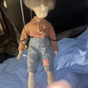 Kalico Kids Suzanne Gibson 18" Doll "Toby" #105 with Stand 1973 Porcelain - Picture 1 of 4