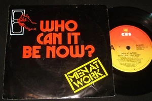 MEN AT WORK - WHO CAN IT BE NOW P/S 45 - 1980s TOP 40 POP - Picture 1 of 2