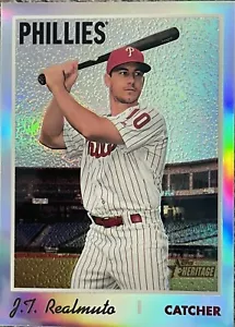 Topps Heritage High Number 2019 cromo ref THC-535 J T Realmuto 383/569 Phillies - Imagen 1 de 1