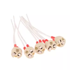 MR16 MR11 Light Socket G4 GU5.3 Ceramic Base Halogen LED Bulb Holder 10Pcs - Picture 1 of 13