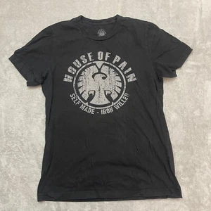House of Pain Men's Medium T-Shirt Workout Gym Skull Black - Picture 1 of 6