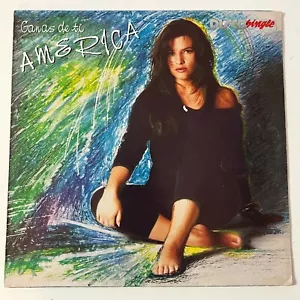 America, Ganas De Ti, 1990 Mexican Ep, Translucent Wax Latin Pop - Picture 1 of 5