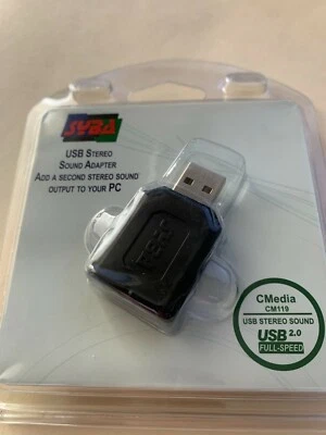 Syba USB 2.0 (SD-CM-UAUD) Sound Card - Add a second stereo output to your PC - Image 1 of 3