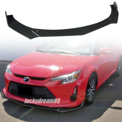 For 2011-2016 Scion TC RS Style Front Bumper Lip Spoiler Body Kits Gloss Black - Imagem 1 de 4