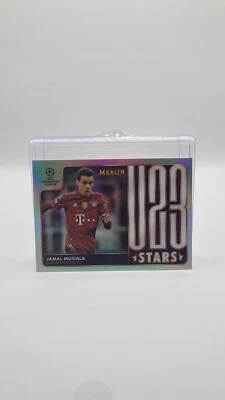 2021-22 JAMAL MUSIALA REFRACTOR #U23-12 TOPPSU23 STARS BAYERN MERLIN CHROME - Image 1 of 2