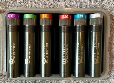 JUEGO DE 6 TUBOS OBTURADORES BRILEY BLACK SPECTRUM BROWNING INVECTOR DS CON ESTUCHE Foto 1 de 4