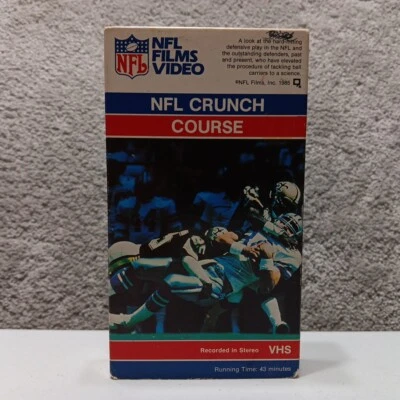 NFL Films Video Presents NFL Crunch Course (1986) VHS Lawrence Taylor - Image 1 of 4