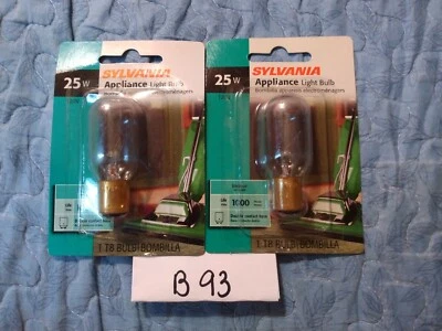 2 Sylvania Appliance Bulbs Double Contact Base, 25 Watt T8 Bulbs - Image 1 of 4
