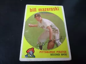 BILL MAZEROSKI (pirati di Pittsburgh - 2b) 1959 carta top #415 in perfette condizioni - Foto 1 di 2