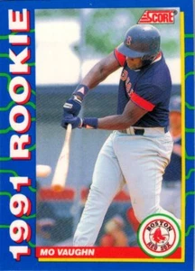 1991 Score Rookies #6 Mo Vaughn - Picture 1 of 2