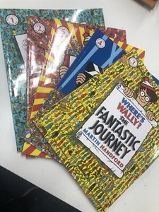 Where’s Wally Books X 5 Set Wonder book Hollywood Fantastic Journey - Picture 1 of 8