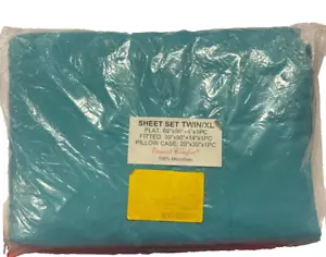Elegant Comfort 3PC Microfiber Bed Sheet Set, Twin XL, Blue Teal - Picture 1 of 1