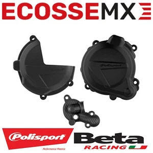 BETA RR250 RR300 Polisport Clutch Ignition Water Cover Protector Black 2018-2024 - Picture 1 of 5