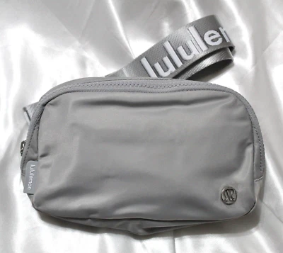 New Lululemon Everywhere Belt Bag - Silver Drop & White Wordmark - Image 1 of 4