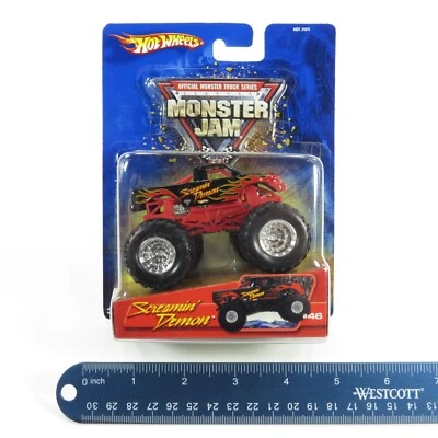 Hot Wheels Monster Jam Screamin' Demon #46 - 1:64 2005 ¡20+ años de antigüedad! NUEVO PRECINTADO Foto 1 de 4