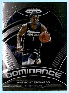2022-23 Panini Prizm Anthony Edwards Dominance #17 Wolves - Bild 1 von 2