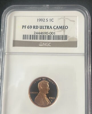 1992 S 1C PF 69 RD Ultra Cameo NGC (1205) - Image 1 of 4