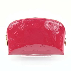 pink leather louis vuitton bolsa