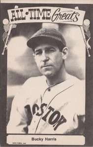 Bucky Harris Baseball All Time Greats 1975 TCMA postal reimpresión 13456a - Imagen 1 de 7