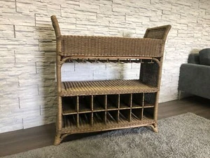 Faunus Flaschenregal Weinregal Regal Weinständer Rattan - Bild 1 von 4