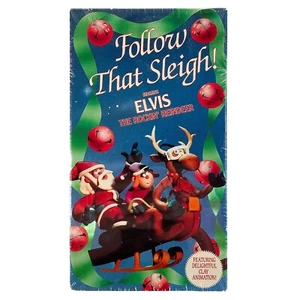 Follow That Schlitten! VHS 1990 Elvis The Rockin' Reindeer Santa Claus Neu Versiegelt - Bild 1 von 11