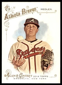 2014 TOPPS ALLEN & GINTER #286 KRIS MEDLEN ATLANTA BRAVES - Picture 1 of 2