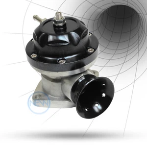 UNIVERSAL ADJUSTABLE BILLET ALUMINUM TYPE-RS PSI TURBO BLOW OFF VALVE BOV BLACK - Picture 1 of 1