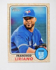 2017 Topps Heritage #94 Francisco Liriano - NM-MT