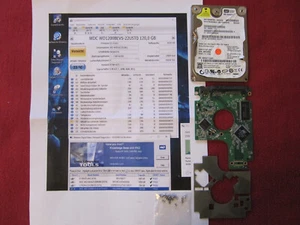 WD Scorpio WD1200BEVS-22UST0 - Controller von defekter 120GB 2,5"-HDD - Afbeelding 1 van 3