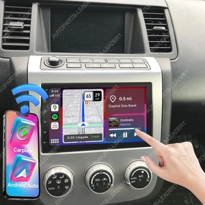 Car Radio Stereo For 2003-2008 Nissan Murano Carplay Android 15.0 GPS Navi +AHD - Picture 1 of 22